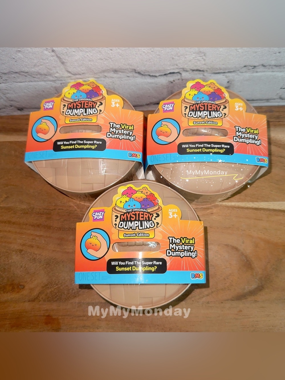 RMS Crazy Fun Sunset Dumpling Squishy Bun Bundle